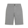 MAN BERMUDA IN LIGHT GREY COTTON - FOLD SOLID B31101 06 - Linassi