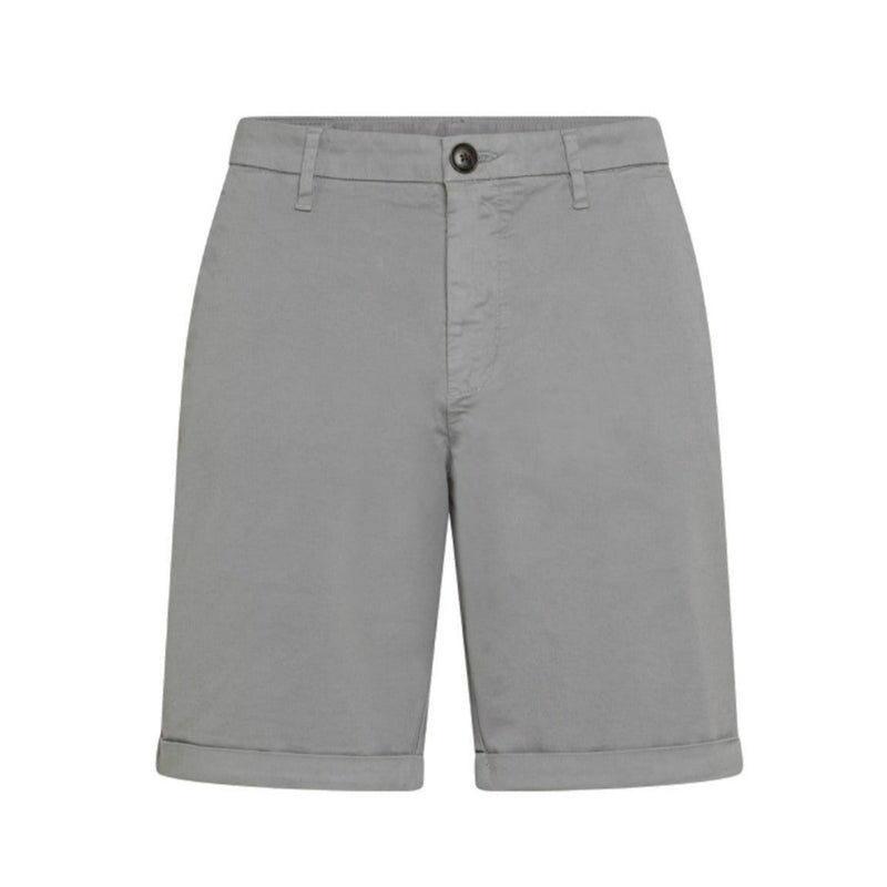 MAN BERMUDA IN LIGHT GREY COTTON - FOLD SOLID B31101 06 - Linassi
