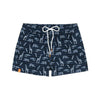 BEACHWEAR MAN NAVY BLUE - SWIM PANT BIG PRINT H19116 - Linassi