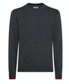 MAGLIA UOMO GIROCOLLO DOUBLE RIB GRIGIO - K42105 47 - Linassi