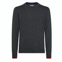 MAGLIA UOMO GIROCOLLO DOUBLE RIB GRIGIO - K42105 47 - Linassi