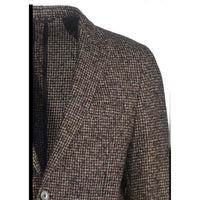 MAN SLIM FIT JACKET IN MIXED VIRGIN WOOL BROWN - Nold2 50418200 - Linassi
