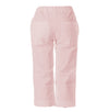 WOMEN'S STRETCH COTTON TROUSERS - PINK CUT SOLID - Linassi