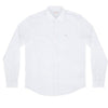 MAN SLIM FIT STRETCH COTTON SHIRT WHITE - SHIRT OXFORD L/S  S19101 - Linassi