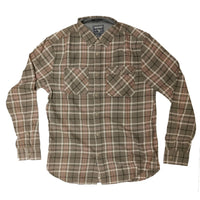 MAN SHIRT WITH POCKETS IN KHAKI FANTASY - WOCAM7012 - Linassi