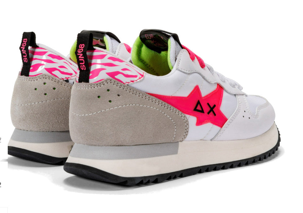SCARPE DONNA SNEAKERS BIANCO FUXIA - STARGIRL Z33213 0162 - Linassi