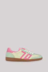SCARPE DONNA STRASS GREEN PINK - Linassi