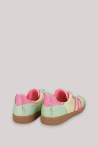SCARPE DONNA STRASS GREEN PINK - Linassi