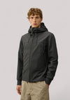 GIUBBINO UOMO SHELL-R GOGGLE JACKET BLACK SAND