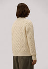 MAGLIA UOMO SOFT SHETLAND GAUZE WHITE