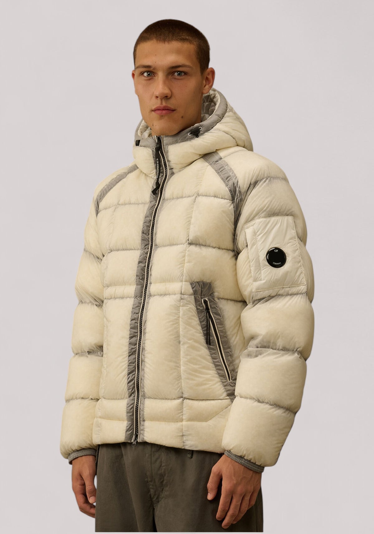 GIACCONE UOMO D.D. SHELL GAUZE WHITE