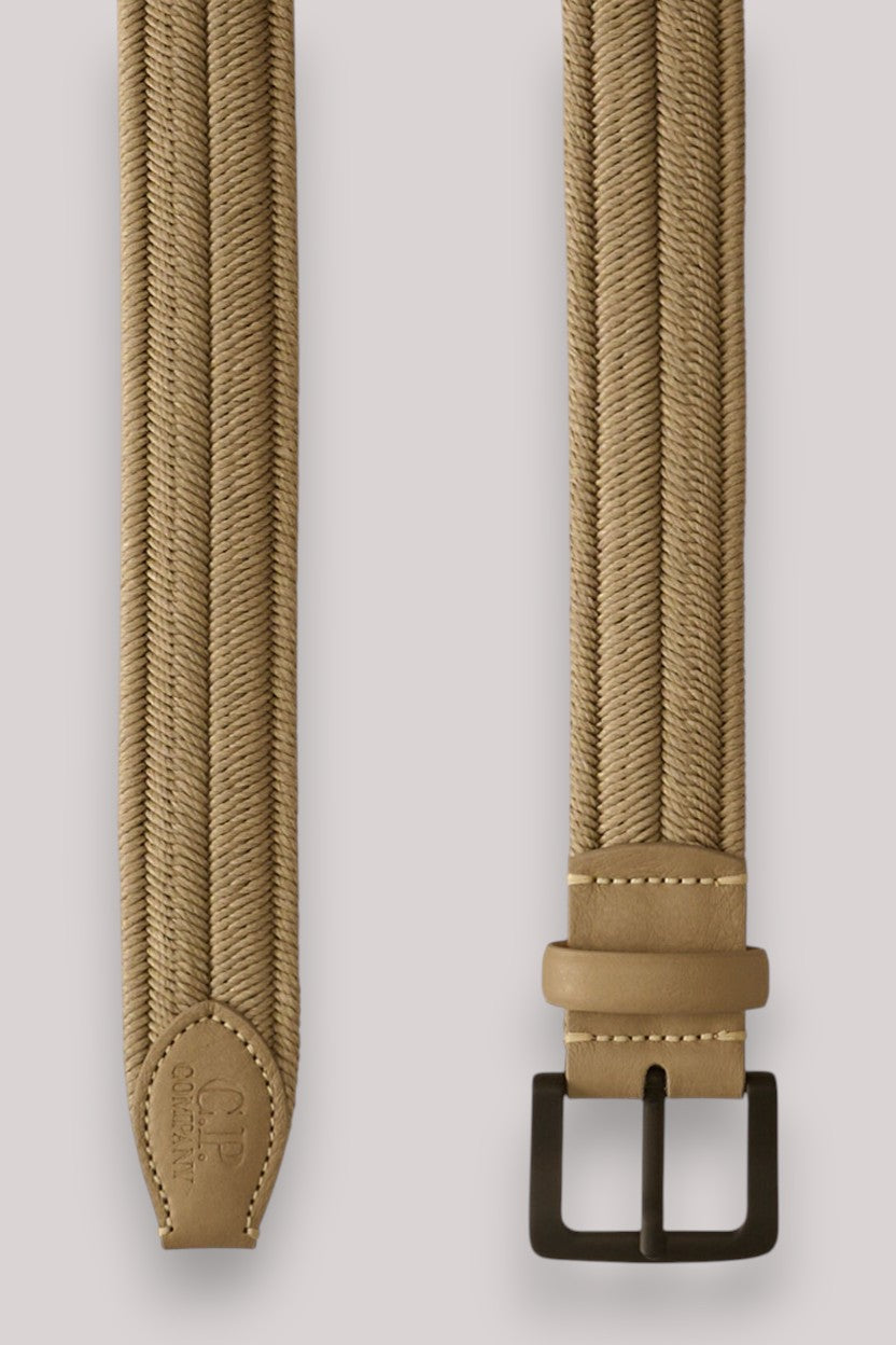 CINTURA UOMO IN COTONE CEMENT - Linassi