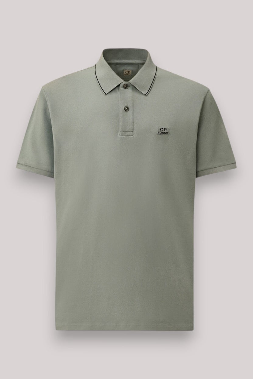 POLO UOMO IN PIQUET STRETCH SILVER BLUE - Linassi