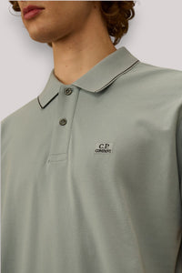 POLO UOMO IN PIQUET STRETCH SILVER BLUE - Linassi