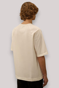 T-SHIRT UOMO IN FELPA GAUZE WHITE - Linassi
