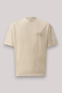 T-SHIRT UOMO LOGO GAUZE WHITE - Linassi