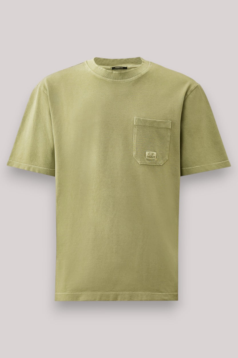 T-SHIRT UOMO PIQUET MOSS GRAY - Linassi