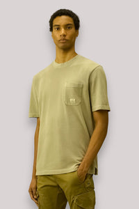 T-SHIRT UOMO PIQUET MOSS GRAY - Linassi
