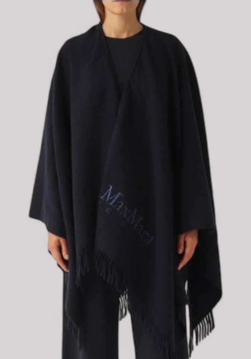 MANTELLA DONNA MISTO LANA BLU --- (non c'è foto capo singolo) - Linassi