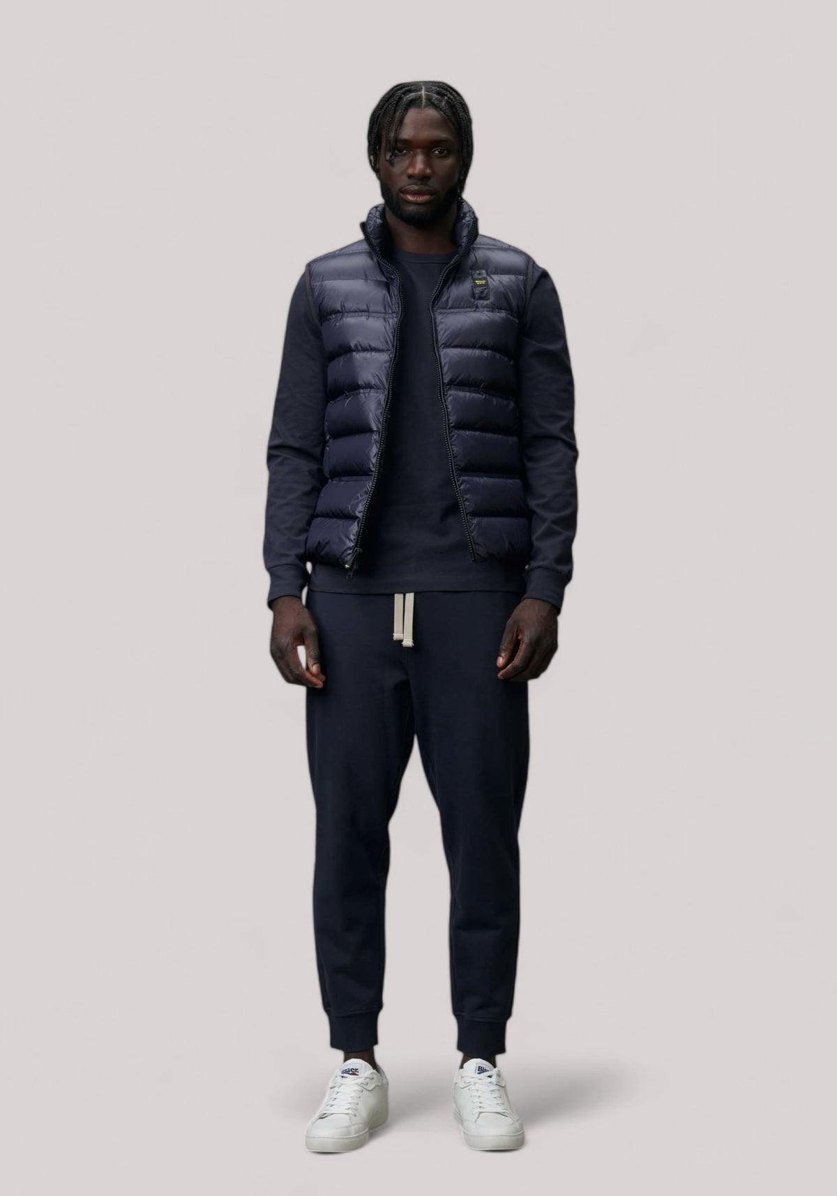 GILET UOMO IN PIUMA DUKE BLU  SODALITE