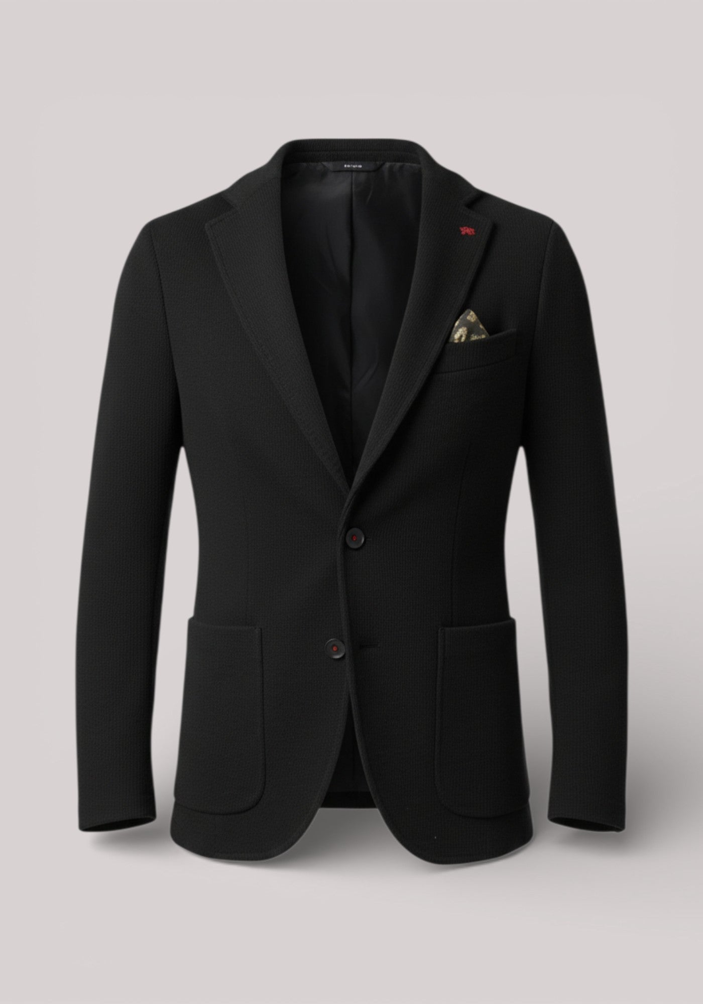 GIACCA UOMO SLIM FIT IN MISTO COTONE BLU - Linassi