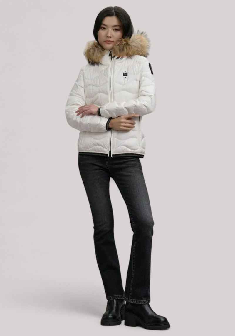 GIUBBINO DONNA ALDIE BIANCO OTTICO