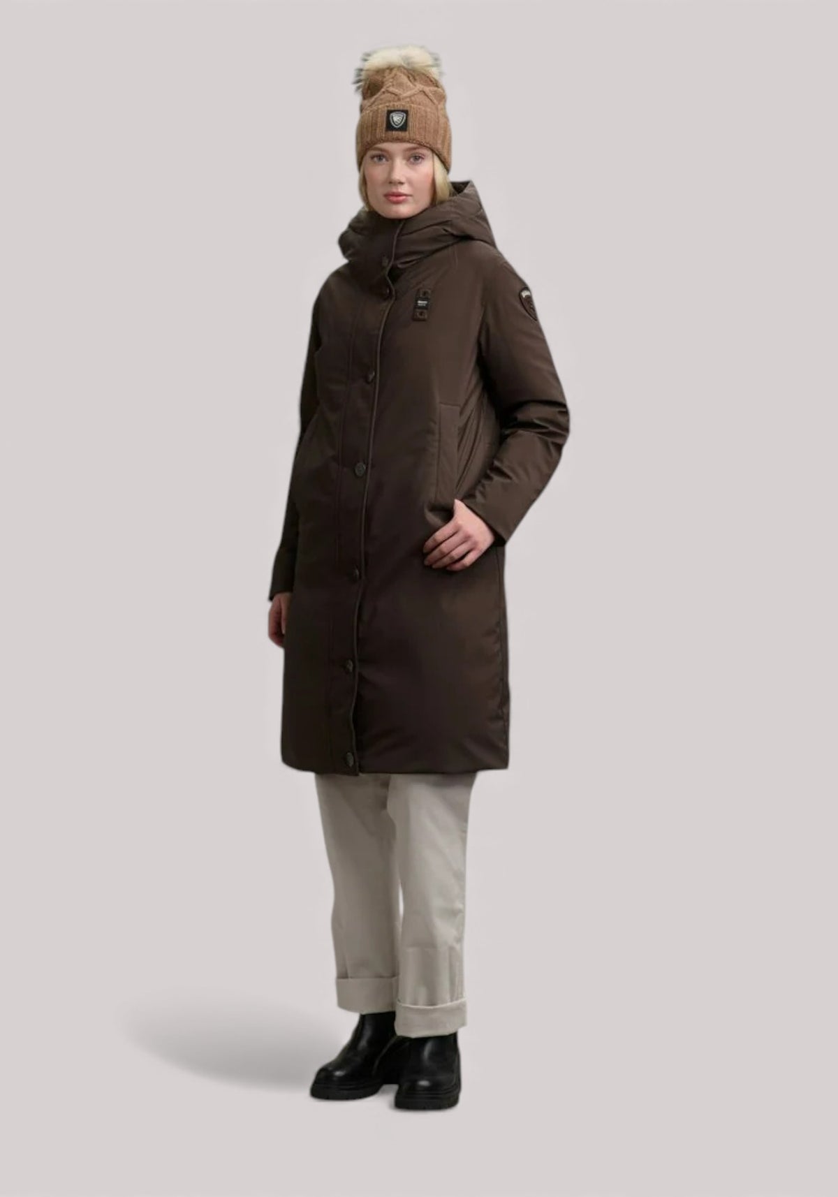 GIACCONE DONNA ARGYLE CASTAGNA - Linassi