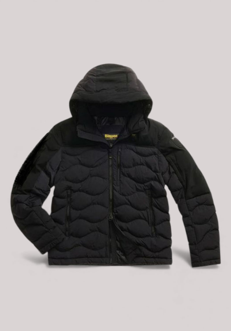 GIUBBINO UOMO AD ONDE OPACO NERO