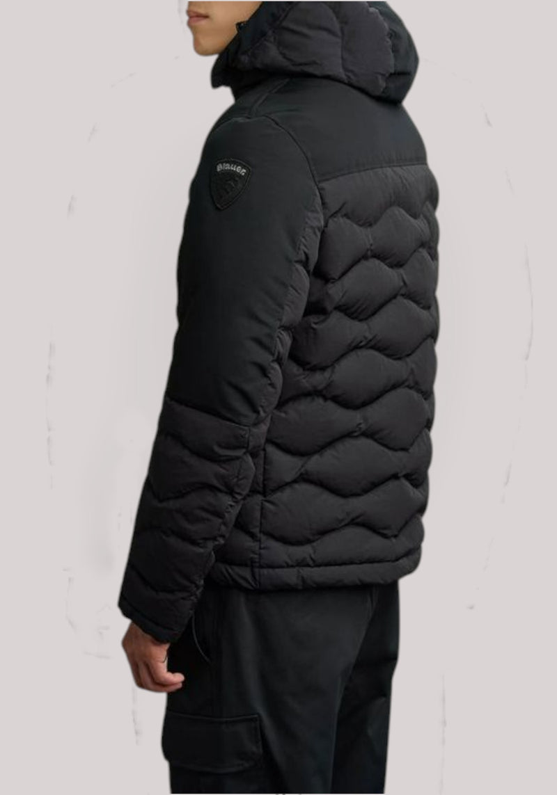 GIUBBINO UOMO AD ONDE OPACO NERO