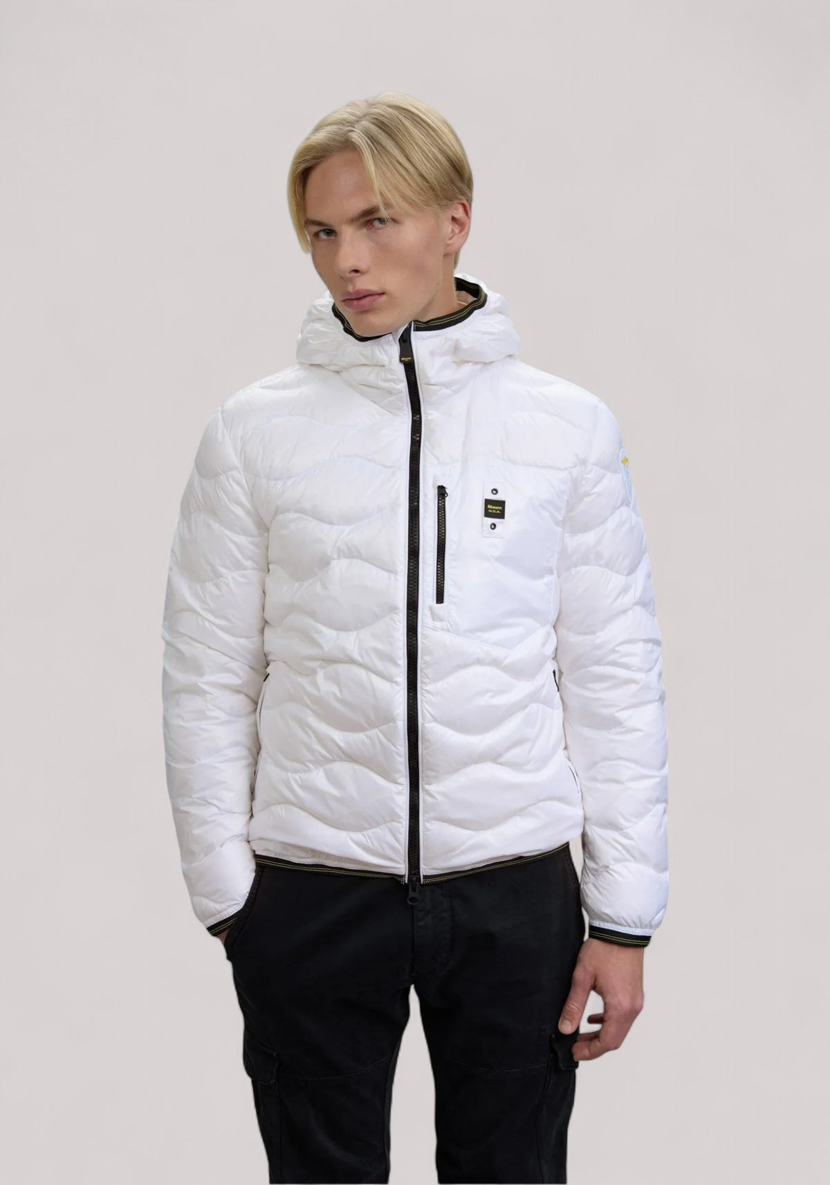 GIUBBINO UOMO WAVE BIANCO OTTICO