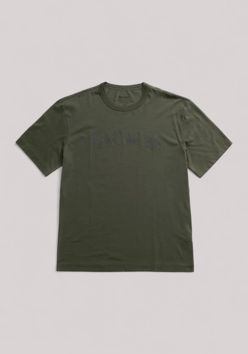 T-SHIRT UOMO FLOCK DOWNEY VERDE BOSCO - Linassi