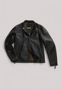 GIUBBINO UOMO IN PELLE NERO