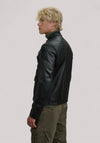 GIUBBINO UOMO IN PELLE NERO