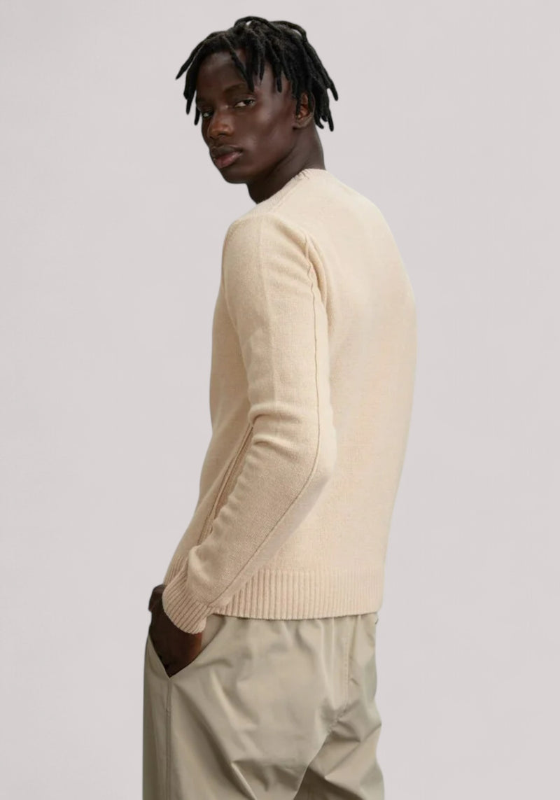 MAGLIA UOMO SALMAN BEIGE - Linassi