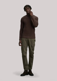 MAGLIA UOMO TROTTER NERO OLIVA