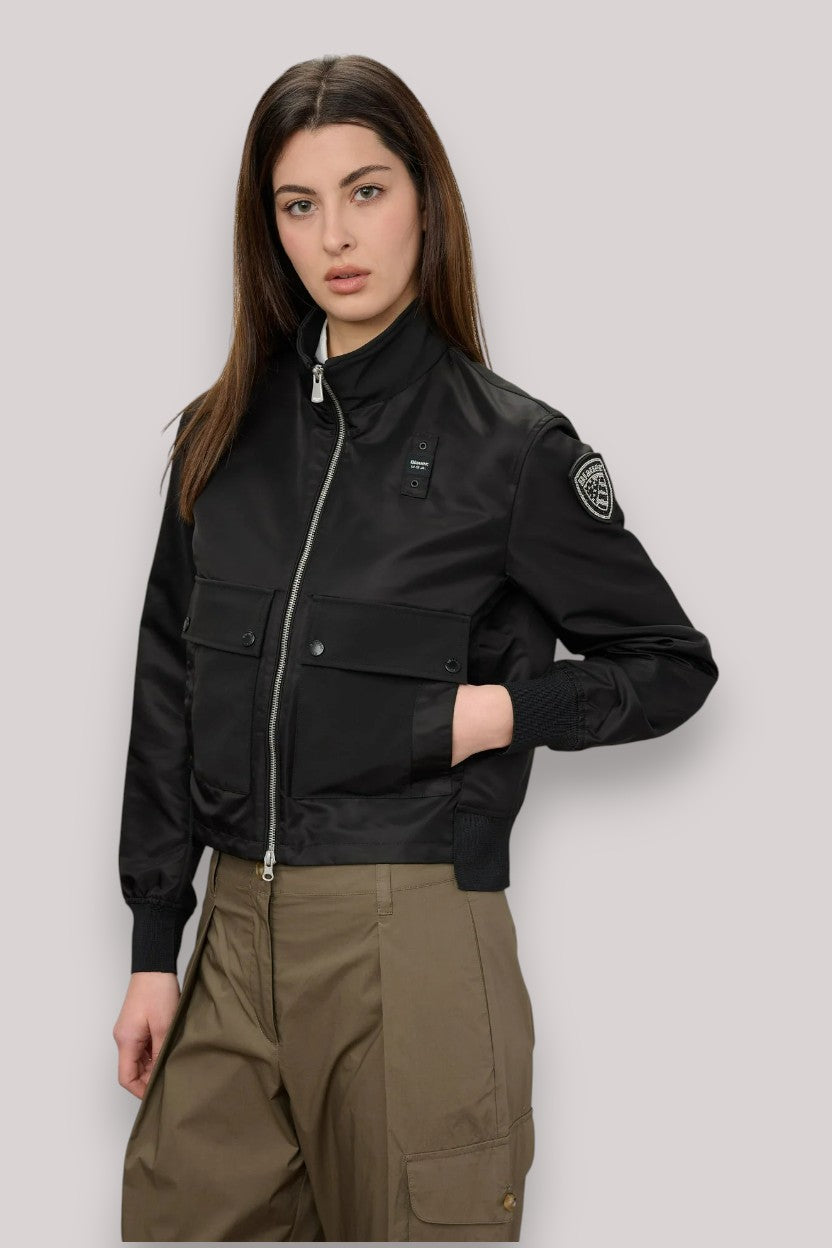 GIUBBINO DONNA CARNEY NERO - Linassi