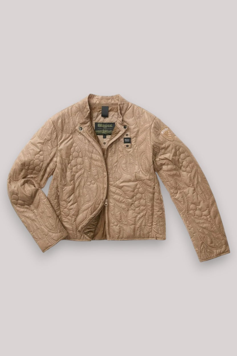 GIUBBINO DONNA MARIPOSA BEIGE NATURALE - Linassi
