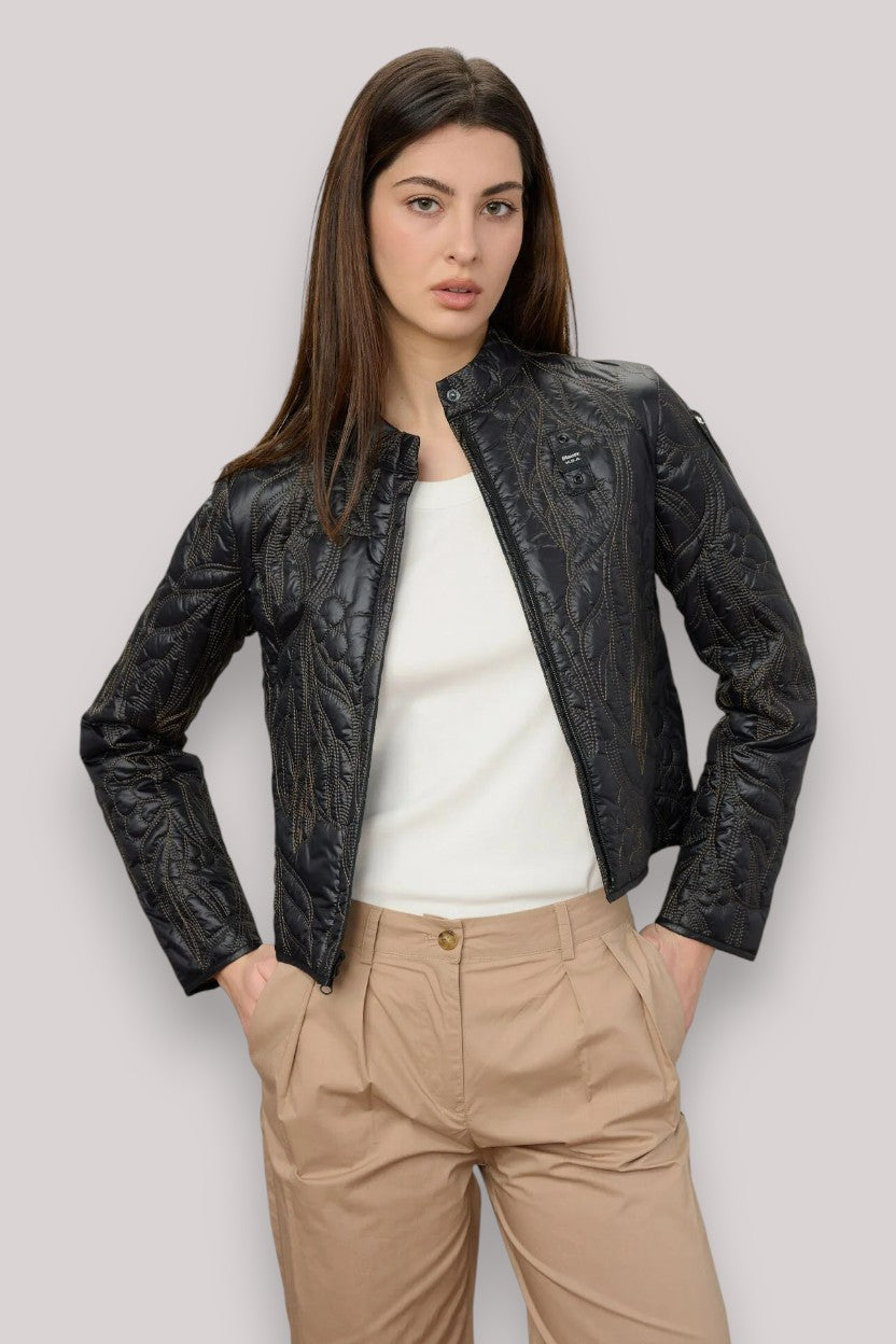 GIUBBINO DONNA MARIPOSA NERO - Linassi