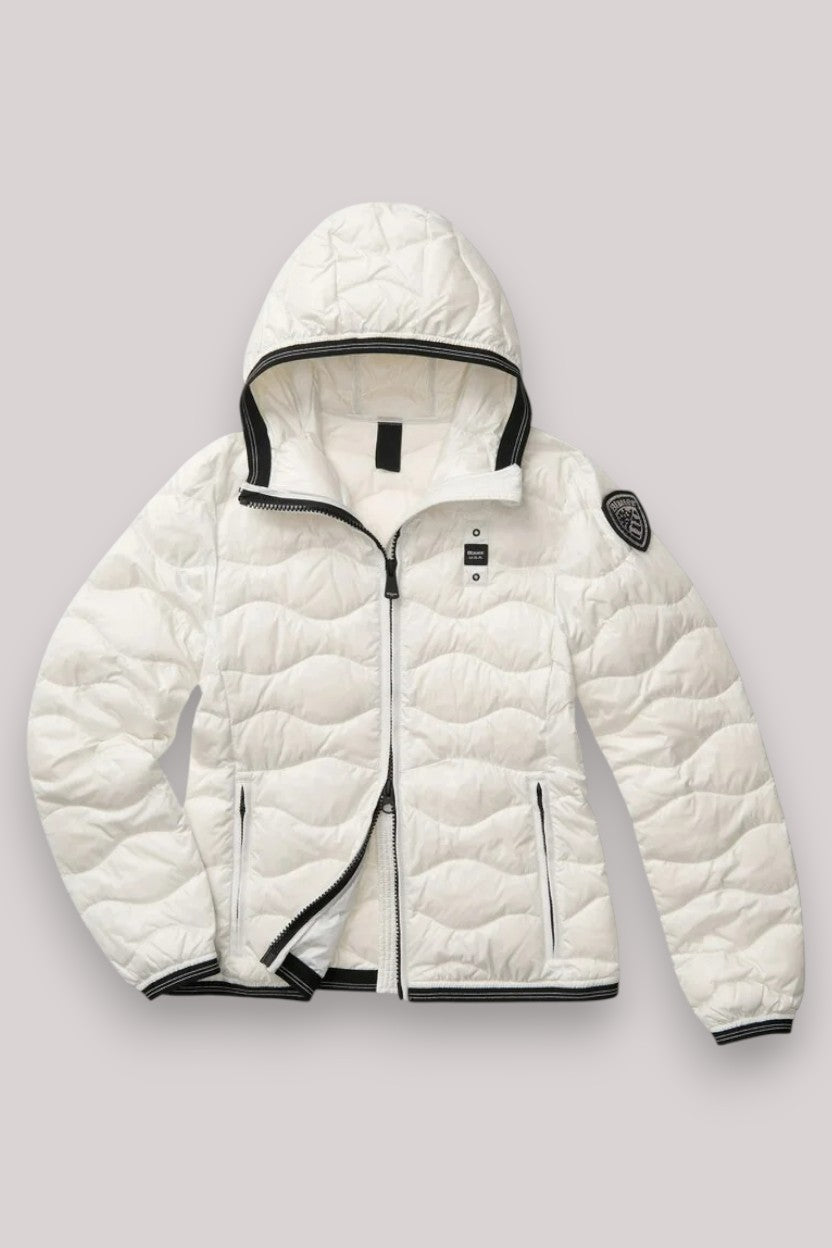 GIUBBINO DONNA CAMELIA BIANCO NEVE - Linassi