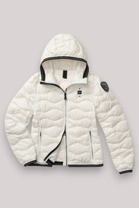 GIUBBINO DONNA CAMELIA BIANCO NEVE - Linassi