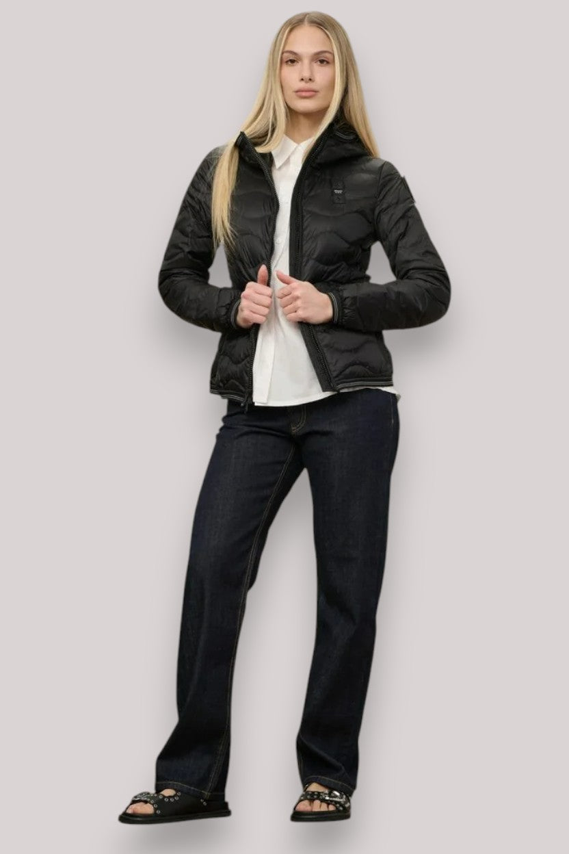 GIUBBINO DONNA CAMELIA NERO - Linassi