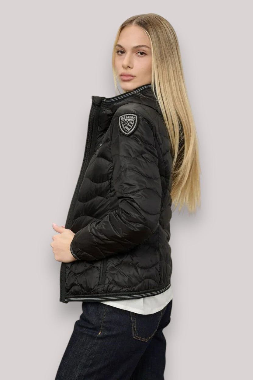 GIUBBINO DONNA CAMELIA NERO - Linassi