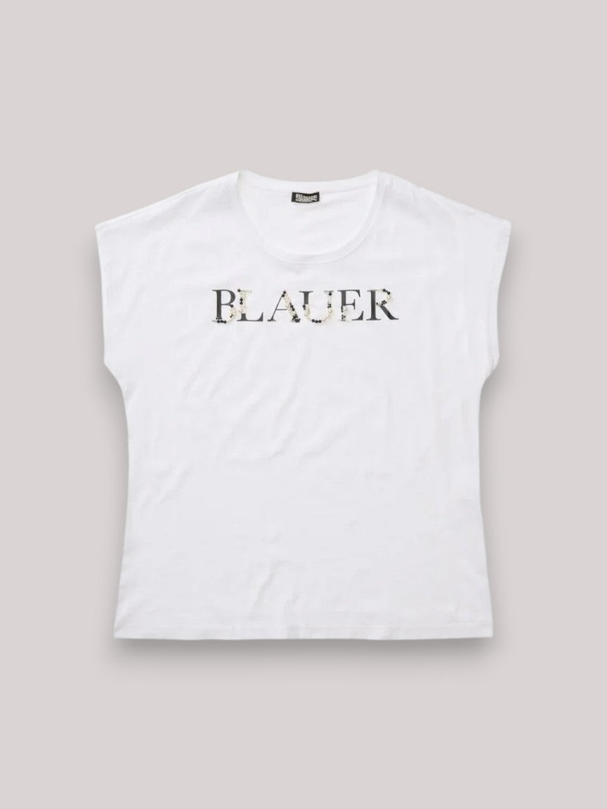 T-SHIRT DONNA MOHAWK BIANCO OTTICO - Linassi