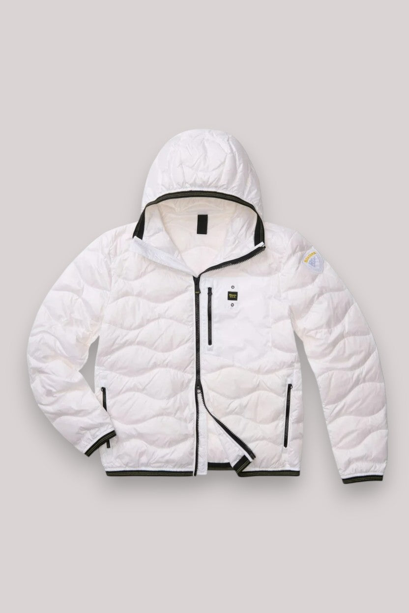 GIUBBINO UOMO WAVE BIANCO OTTICO - Linassi