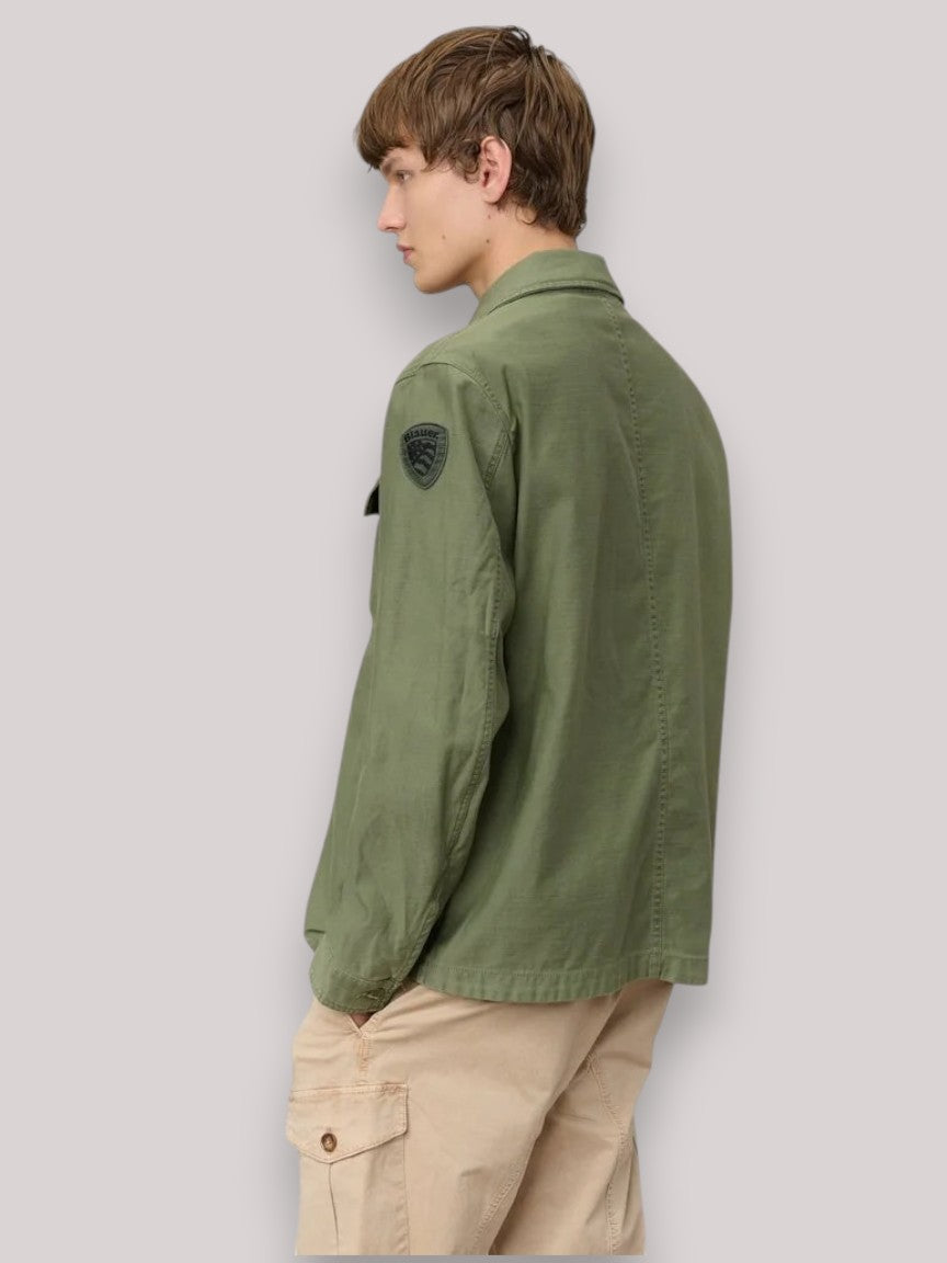 GIUBBINO UOMO GOODALE DYEDVERDE OLIVA - Linassi