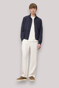 GIUBBINO UOMO IN COTONE BLU - Linassi