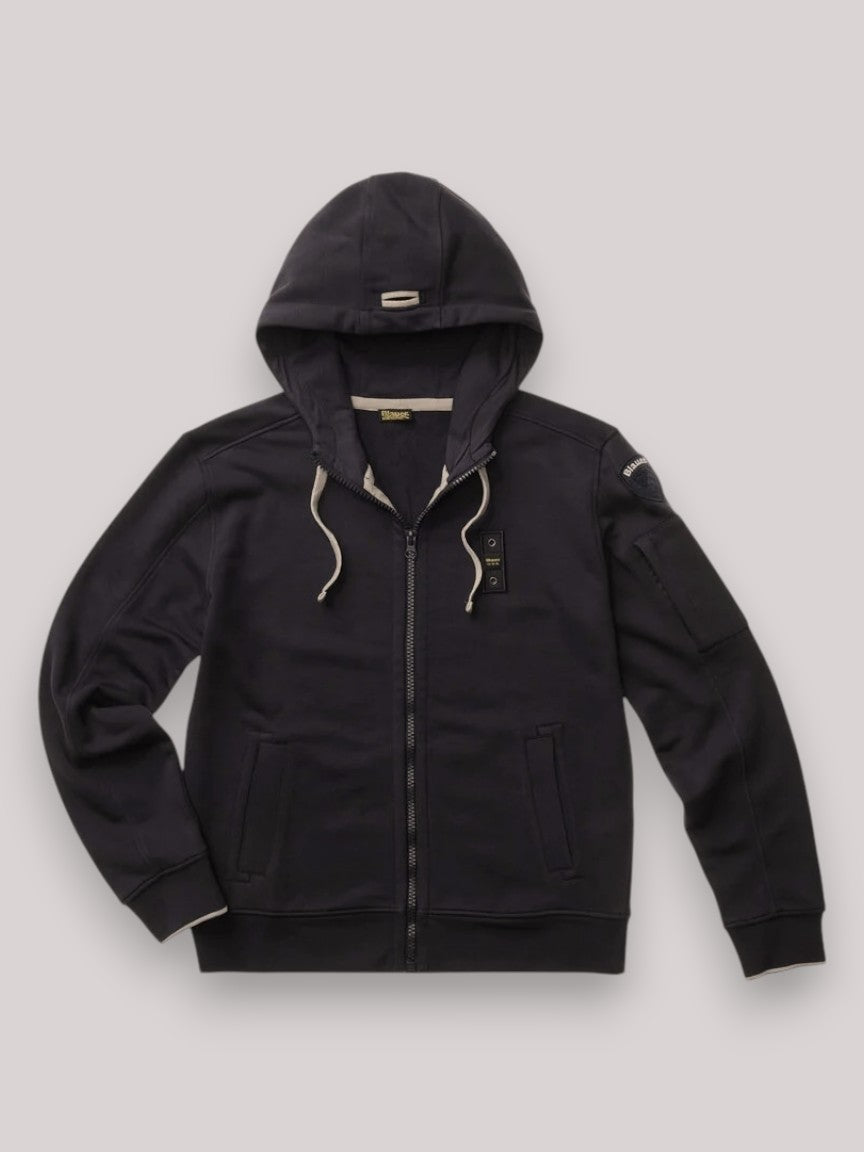 FELPA UOMO CARDINTON NERO - Linassi
