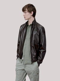 GIUBBINO UOMO IN PELLE CONISTON NERO - Linassi