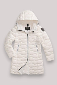 GIACCONE DONNA LYNE BIANCO OTTICO