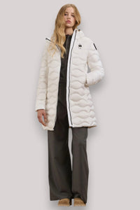 GIACCONE DONNA LYNE BIANCO OTTICO